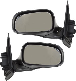 Power Folding Heated Mirrors for Saab 9-3 Sedan/Wagon 2003-2011, Right (Passenger) and Left (Driver), Paintable, without Memory Function, Replacement Pair/Set