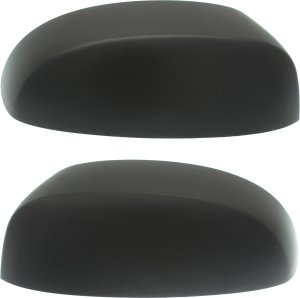Mirror Cover Pair/Set for Cadillac Silverado/Sierra 1500 (2007-2013), 2500 HD/3500 HD (2007-2014), Right (Passenger) and Left (Driver), Non-Towing, Textured Black, Excludes 2007 Classic - Replacement