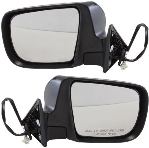 Power Heated Manual Folding Mirror Pair/Set for Subaru Forester 2005-2008, Right (Passenger) and Left (Driver), Paintable, with Signal Light, Replacement