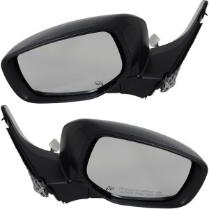 Power Heated Manual Folding Paintable Mirror Pair/Set for 2020-2022 Subaru Legacy/Outback, Right (Passenger) and Left (Driver), with Signal Light, without Blind Spot Detection - Replacement