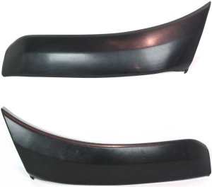 Front Bumper End Pair/Set for Toyota RAV4 2001-2005, Right (Passenger) and Left (Driver), Cover Extension, with Wheel Opening Flares, Primed (Ready to Paint) Replacement