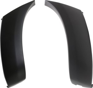 Front Bumper End Cover Extension Pair/Set for 2005-2011 Toyota Tacoma, Right (Passenger) and Left (Driver), Primed (Ready to Paint), Compatible with Base/Pre Runner Models - No Seal, Replacement