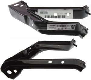 Front Bumper Bracket and Fender Apron Brace Pair/Set for 1995-2004 Toyota Tacoma, Right (Passenger) and Left (Driver) Side Replacement