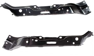 Pair/Set - Front Bumper Retainer for Toyota Tundra 2007-2013 and Sequoia 2008-2022, Right (Passenger) and Left (Driver) Outer, Steel, Replacement