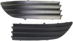 Front Fog Light Cover for 2004-2005 Toyota Sienna, Right (Passenger) and Left (Driver), Primed (Ready to Paint) Replacement Pair/Set
