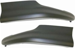 Pair/Set - Front Lower Valance for Toyota Corolla 2003-2004, Right (Passenger) and Left (Driver) Sides, Primed (Ready to Paint), Spoiler Replacement Set