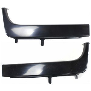 Pair/Set - Front Headlight Filler for Toyota Sequoia 2005-2007, Right (Passenger) and Left (Driver), Painted Black Replacement Set