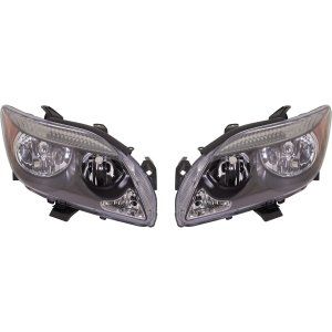 TC 2005-2007 Headlight Pair/Set for Right (Passenger) and Left (Driver) w/o Base Package, Includes Lens and Housing - Replacement