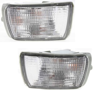 Signal Light Pair/Set for Toyota 4Runner 2003-2005, Right (Passenger) and Left (Driver), Lens and Housing, Without Daytime Running Light, Replacement