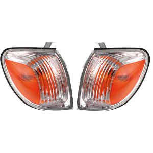 Turn Signal Light Assembly for 2005-2006 Toyota Tundra, 2-Piece Pair/Set, Right (Passenger) and Left (Driver), Regular/Access Cab, Replacement