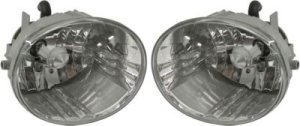 Front Fog Light Pair/Set for Toyota 4Runner (2006-2009), Avalon (2005-2007), RAV4 (2004-2005), Includes Right (Passenger), Left (Driver) Lights, Lens and Housing, Halogen Replacement