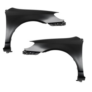 Front Fender Pair/Set for 2003-2008 Toyota Corolla CE/LE Models, Right (Passenger) and Left (Driver), Primed (Ready to Paint) Replacement
