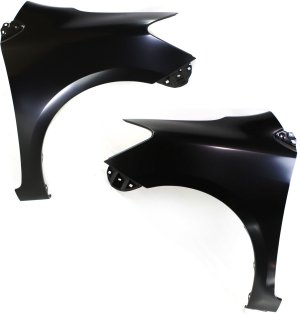 Front Fender Pair/Set for Toyota Yaris 2007-2012, Right (Passenger) and Left (Driver) Replacement