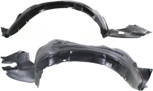 Front Fender Liner Pair/Set for Toyota Solara 1999-2001, Includes Right (Passenger) and Left (Driver) Liners, Replacement
