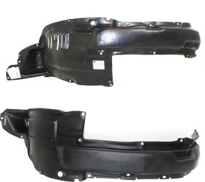 Front Fender Liner Pair/Set for Toyota 4Runner 2006-2009, Right (Passenger) and Left (Driver) Replacement