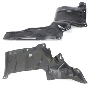 Engine Splash Shield Pair/Set for Toyota RAV4, 2001-2005, Right (Passenger) and Left (Driver) Under Cover Replacement 