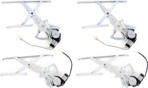 Front And Rear Window Regulator Power with Motor Pair/Set of 4 for Toyota Tacoma 2005-2023, Right (Passenger) And Left (Driver) Replacement