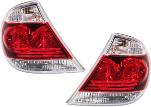 Pair/Set - Tail Light Assembly for 2005-2006 Toyota Camry, SE Model, USA Built Vehicle, Includes Right (Passenger) and Left (Driver) Side Replacement
