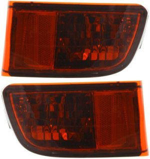 Rear Bumper Reflector Light Pair/Set for Toyota 4Runner 2003-2005, Right (Passenger) and Left (Driver) Sides, Replacement