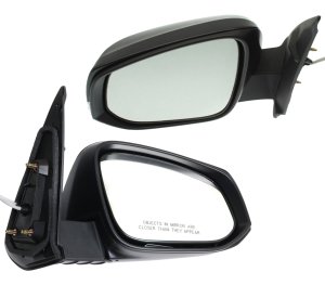 Mirror Pair/Set for Toyota Tacoma 2016-2023 Right (Passenger) and Left (Driver), Power Adjustable, Manual Folding, Heated, Paintable, with Signal Light, without Blind Spot Detection, Replacement