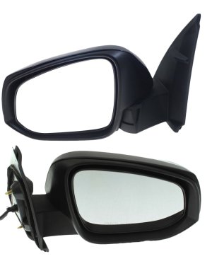 Power Mirror Pair/Set for Toyota Tacoma 2016-2023, Right (Passenger) and Left (Driver), Manual Folding, Heated, Paintable, without Blind Spot Detection and Signal Light, Replacement