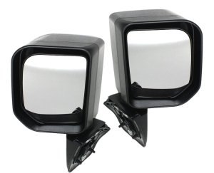 Manual Remote, Paintable, Manual Folding, Unheated Mirror Pair/Set for Toyota FJ Cruiser 2007-2014, Right (Passenger) and Left (Driver), Without Signal Light or Special Edition Package Replacement