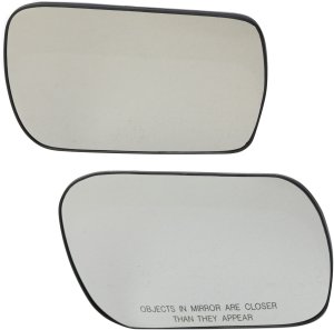 Mirror Glass Pair/Set for 2000-2004 Toyota Avalon, Right (Passenger) and Left (Driver), Non-Heated, with Backing Plate - Replacement