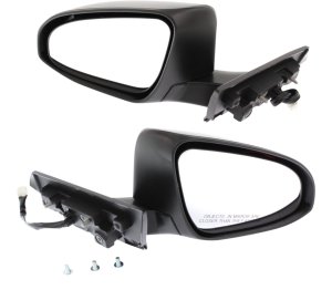 Power Folding, Heated, Paintable Mirror Pair/Set for Toyota C-HR 2018-2022, Right (Passenger) and Left (Driver) with In-Housing Signal Light, without Auto Dimming, Blind Spot Detection, Memory Replacement