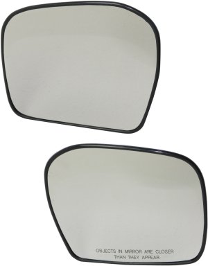 Mirror Glass Replacement Pair/Set for Toyota 4Runner 2000-2002, Right (Passenger) and Left (Driver), Heated, with Backing Plate, for Limited/SR5 Models
