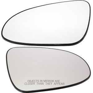 Pair/Set - Heated Mirror Glass with Backing Plate for Toyota Prius C 2012-2019, Right (Passenger) and Left (Driver) Replacement Set