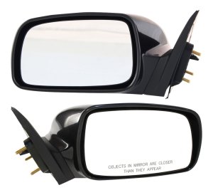 Power Mirror Pair/Set for 2007-2011 Toyota Camry USA Built Vehicle, Right (Passenger) & Left (Driver), Non-Folding, Non-Heated, Paintable, Without Auto Dimming, Blind Spot Detection, Memory, Signal Light - Replacement