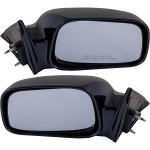 Mirror Pair/Set for 2002-2006 Toyota Camry, Right (Passenger) and Left (Driver), Power, Non-Folding, Non-Heated, Paintable, Without Auto Dimming, Blind Spot Detection, Signal Light, Memory - Replacement