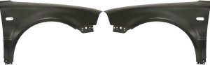 Front Fender Pair/Set for Volkswagen Passat 2001-2004, Right (Passenger) and Left (Driver), New Body Style, Primed (Ready to Paint), Up to VIN 4204000 Replacement