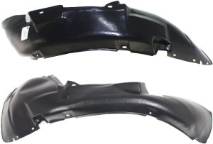 Front Fender Liner Pair/Set for Volkswagen Passat 1998-2001, Right (Passenger) and Left (Driver) Side, Replacement
