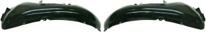 Front Fender Liner Pair/Set for 2006-2010 Volkswagen Passat, Right (Passenger) and Left (Driver) Rear Section, Replacement