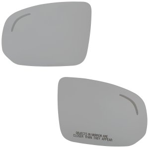 Mirror Glass Pair/Set for Volvo V90 Cross Country 2017-2021, XC60 2018-2023, Right (Passenger) and Left (Driver), Heated, with Blind Spot Detection, without Auto-Dimming, Replacement