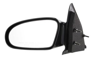 Manual Remote Mirror for Saturn S-Series 1996-2002, Left (Driver), Non-Folding, Non-Heated, Paintable, Sedan/Wagon, Replacement