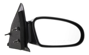 Manual Adjust Right (Passenger) Mirror for Saturn S-Series 1996-2002, Non-Folding, Non-Heated, Paintable, Sedan/Wagon, Replacement