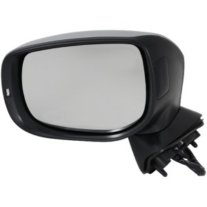 Power Mirror for 2019-2020 Subaru Forester Left (Driver), Manual Folding, Heated, Chrome, with Blind Spot Light in Housing, Lower and Upper Memory, with Signal Light, Replacement