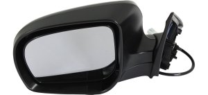 Power Mirror for Subaru Forester 2009-2010, Left (Driver), Manual Folding, Non-Heated, Paintable, without Signal Light, Replacement