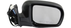 Power Mirror for Subaru Forester 2009-2010, Right (Passenger) Side, Manual Folding, Heated, Paintable, without Signal Light, Replacement