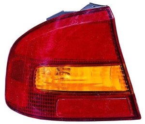 Left (Driver) Tail Light Assembly for 2000 - 2004 Subaru Legacy, Rear Replacement Lens/Cover, 4 Door Sedan Body Mounted,  84201AE11B