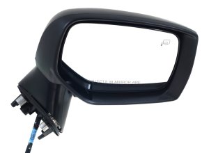 Power Heated Manual Folding Textured Mirror Right (Passenger) for Subaru Impreza 2015-2016/WRX 2015-2017, Sedan/Wagon, without Signal Light, Replacement