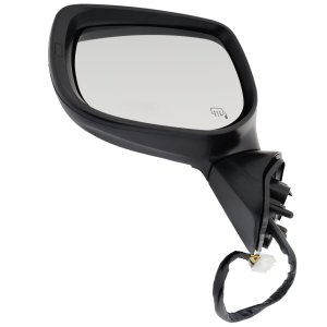 Power Mirror for Subaru Forester 2019-2020, Left (Driver), Manual Folding, Heated, Paintable, with Blind Spot Light in Housing, Lower and Upper without Memory, Signal Light, Replacement