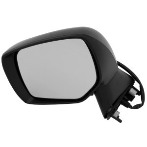 Power Mirror for Subaru Impreza (2012-2014) / XV Crosstrek (2013-2014), Left (Driver) Side, Manual Folding, Non-Heated, Paintable, without Blind Spot Detection, Memory, and Signal Light, Replacement