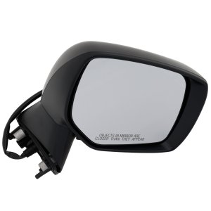 Power Mirror for Subaru Impreza 2012-2014/XV Crosstrek 2013-2014, Right (Passenger), Manual Folding, Non-Heated, Paintable, without Blind Spot Detection, Memory, and Signal Light, Replacement