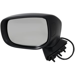 Power Mirror for Subaru Crosstrek 2018-2023, Manual Folding, Non-Heated, Textured, Left (Driver), w/o Auto Dimming, Blind Spot Detection, Memory, Signal Light, Replacement
