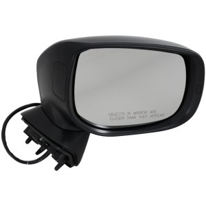 Power Mirror for Subaru Crosstrek 2018-2023, Right (Passenger), Manual Folding, Non-Heated, Textured, without Auto Dimming, Blind Spot Detection, Memory, and Signal Light, Replacement