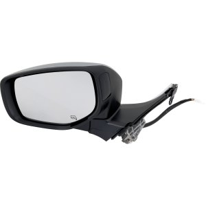 Power Heated Chrome Mirror for 2020-2022 Subaru Legacy/Outback, Left (Driver), Power Folding, Touring/Touring XT Models, with In-Housing Signal Light, Memory, Blind Spot Detection in Glass, without Puddle Light, Auto-Dimming, Replacement