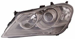 Front Headlight Assembly Replacement Housing/Lens/Cover for 2010 - 2013 Suzuki Kizashi, Left (Driver) Side, Halogen,  3532057L00, Replacement